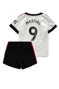 Manchester United Anthony Martial #9 Babyklær Borte Fotballdrakt til barn 2022-23 Korte ermer (+ Korte bukser)